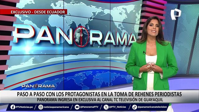 ¡Exclusivo! Paso a paso con los protagonistas en la toma de rehenes: Panorama ingresa en exclusiva a TC Televisión