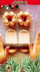 فن الطعام  فطائر الوردة الرباعية