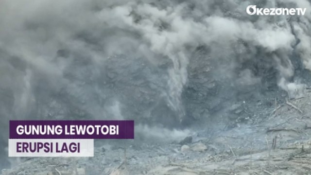 Gunung Lewotobi Kembali Erupsi Pagi Ini, Tinggi Abu Vulkanik Capai 1.500 Meter