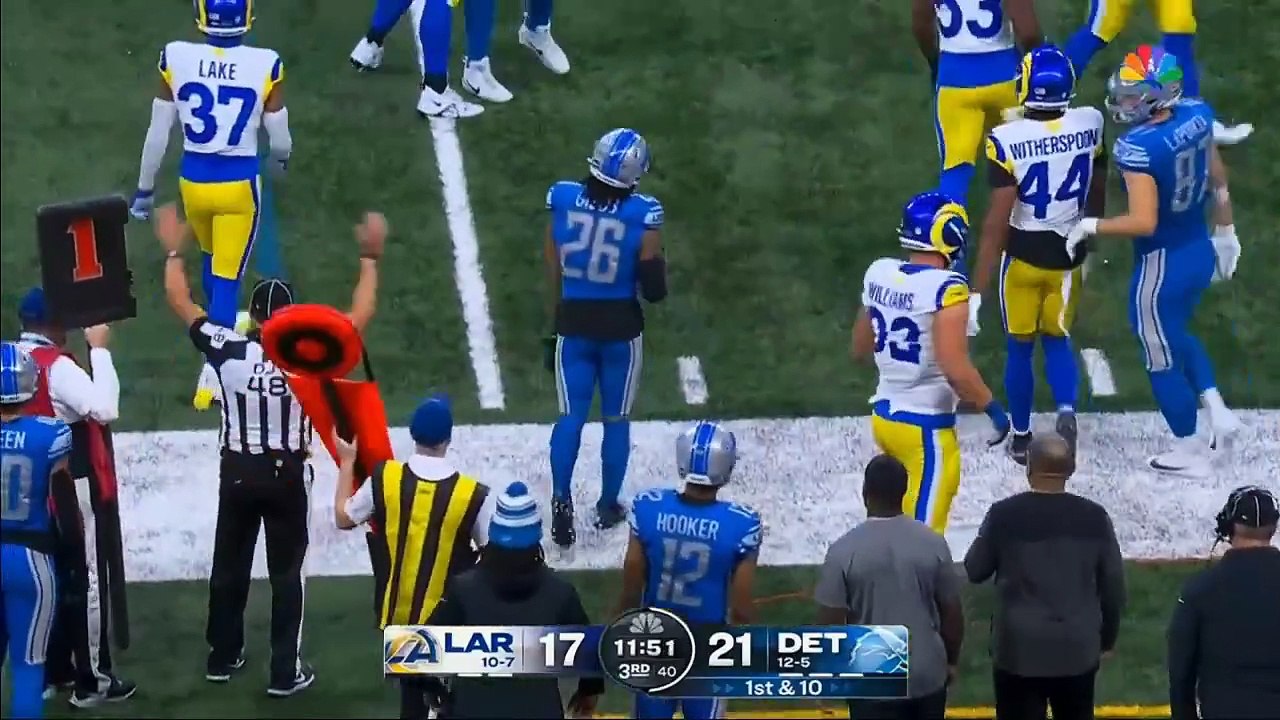 Detroit Lions vs. Los Angeles Rams Full Highlights 3rd QTR _ NFL 2023 Super Wild Card Weeken