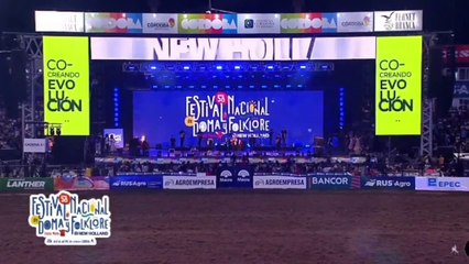 Así fue presentado Cristian Herrera en el festival de Jesús María