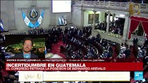Informe desde Ciudad de Guatemala: nuevo altercado en el Congreso ralentiza la posesión de Arévalo