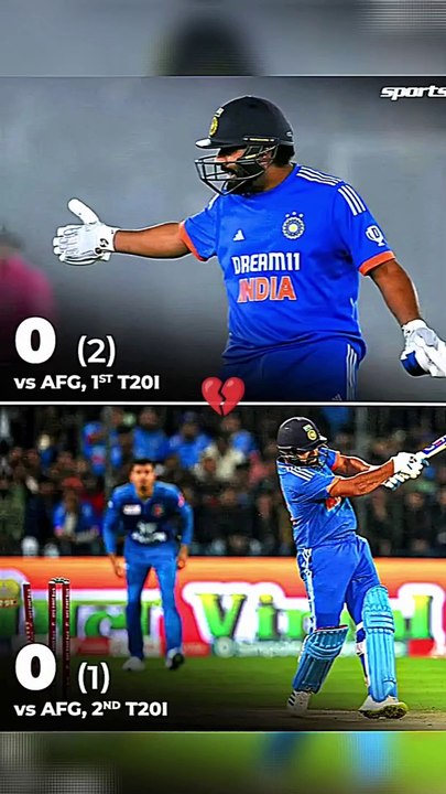 Rohit Sharma Disappointing T20I Comeback