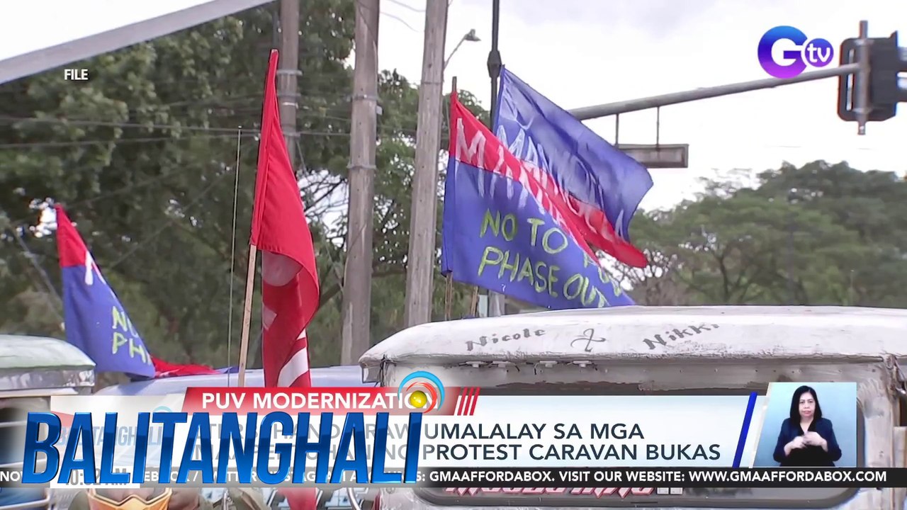 LTFRB, handa na sa next phase ng PUV Modernization Program sa gitna ng ikinasang protest caravan bukas | BT