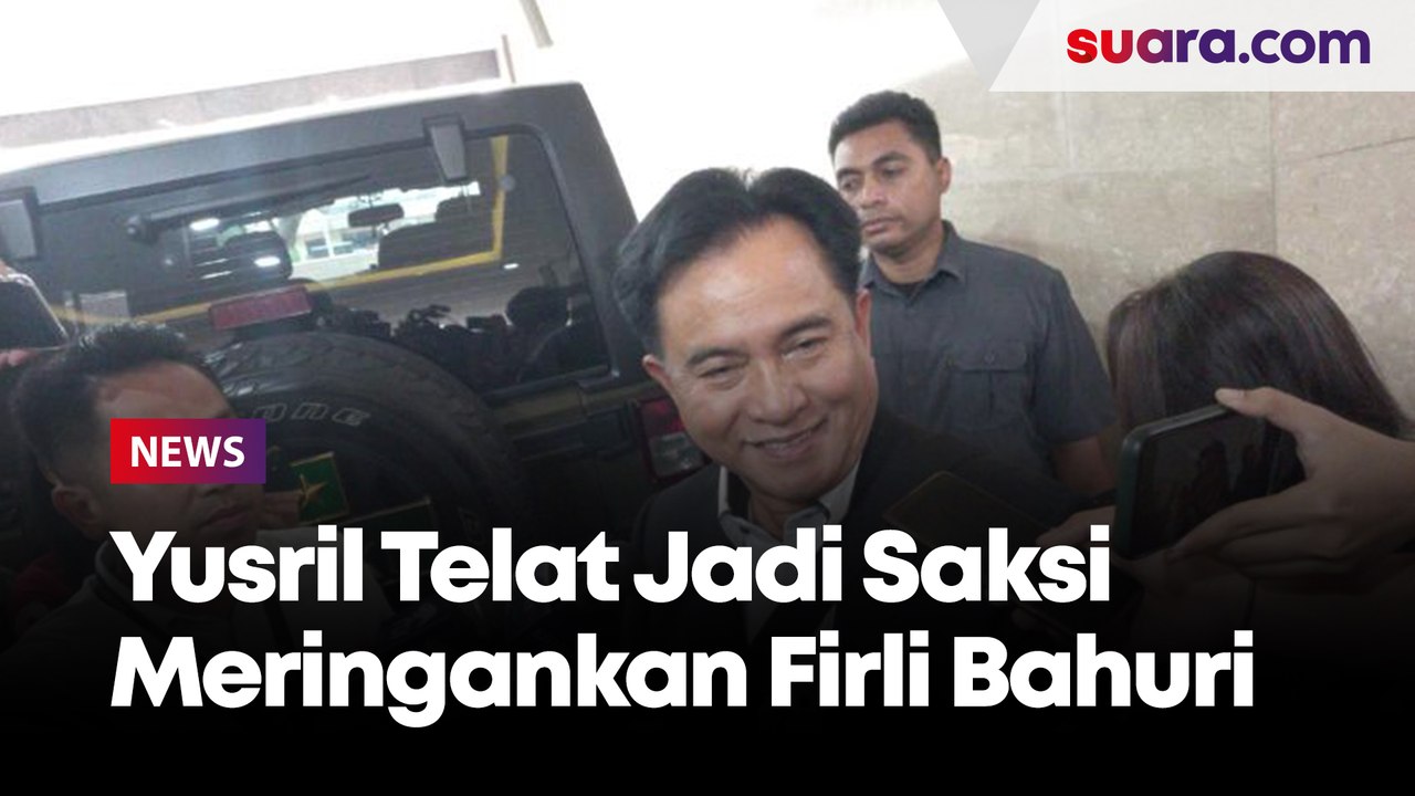 Telat 30 Menit Jadi Saksi Meringankan Firli Bahuri Di Bareskrim, Yusril ...