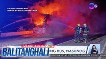 Pampasaherong bus, nasunog | BT