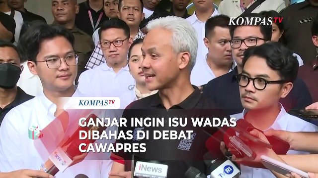 Ganjar Soal Konflik Wadas di Debat Pilpres 2024: Sebaiknya Dibahas