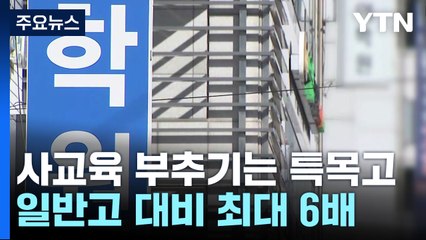 특목고 준비생 '고액 사교육' 일반고의 최대 6배 / YTN