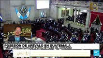 Informe desde Ciudad de Guatemala: batalla legislativa en el Congreso retrasa traspaso del poder