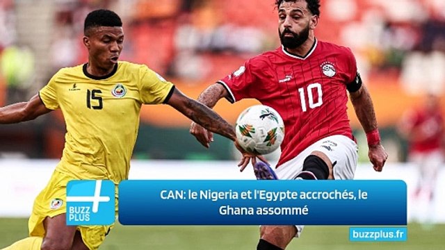 CAN: le Nigeria et l'Egypte accrochés, le Ghana assommé