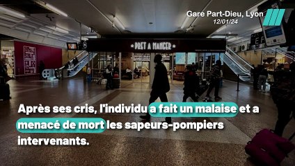 Tension et panique à la gare Part-Dieu de Lyon