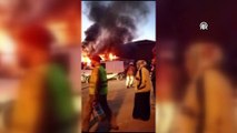 Sultanbeyli'de işçilerin kaldığı barakada yangın