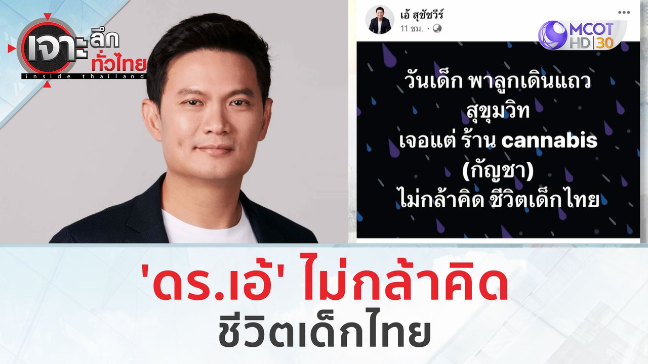 'ดร.เอ้' ไม่กล้าคิด..ชีวิตเด็กไทย (15 ม.ค. 67)...