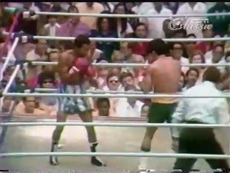 Roberto Duran vs Esteban De Jesus 2 - boxing - WBA world lightweight title