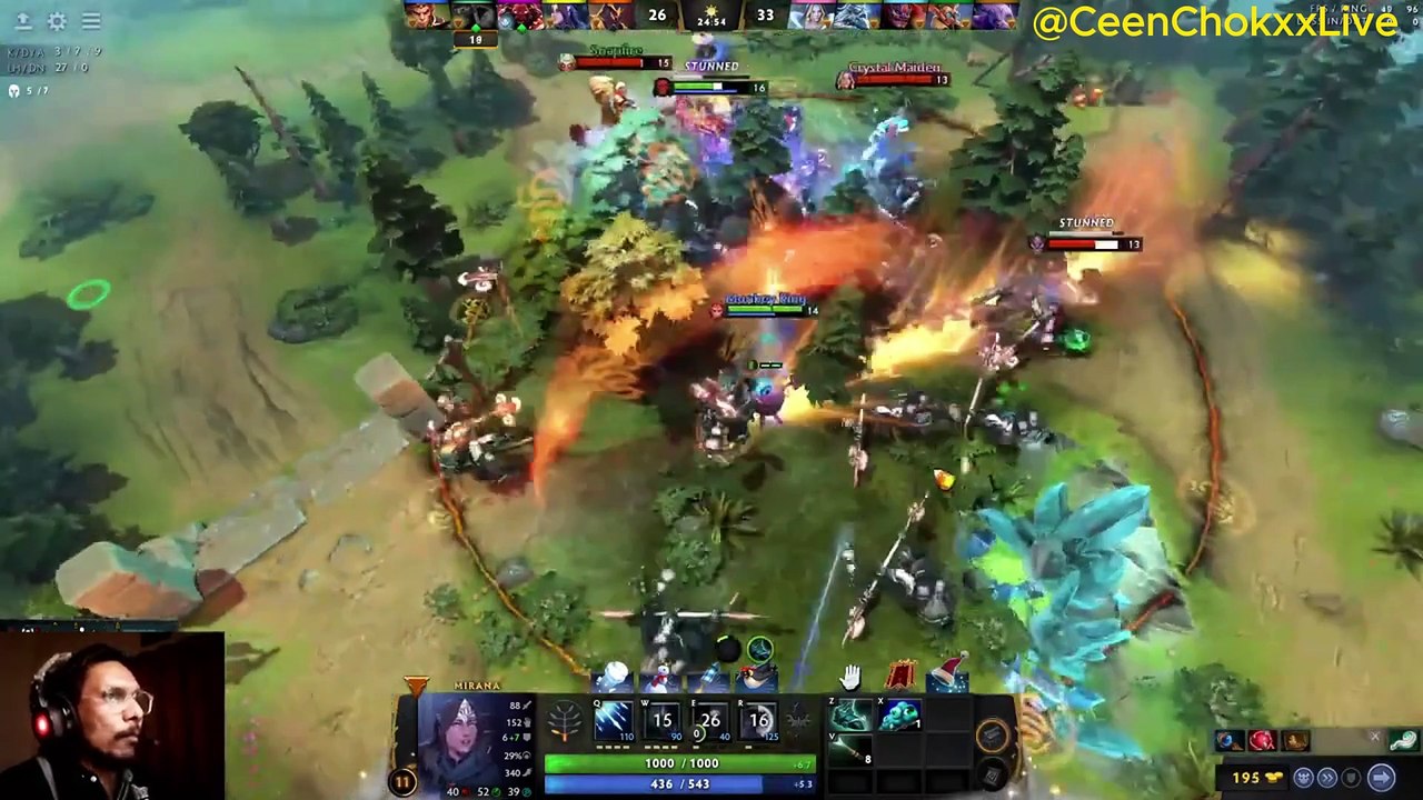 Dota 2 5 Vs 5 Highlights Mirana Support Rank Gameplay Pos4 Mirana Support Ez MVP  #dota2highlights