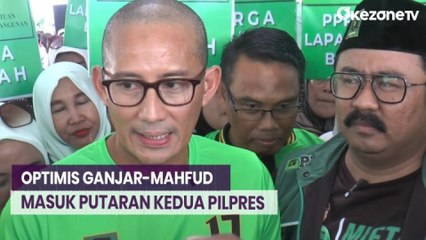 Sandiaga Uno Optimis Pasangan Ganjar-Mahfud Masuk Putaran Kedua Pilpres 2024