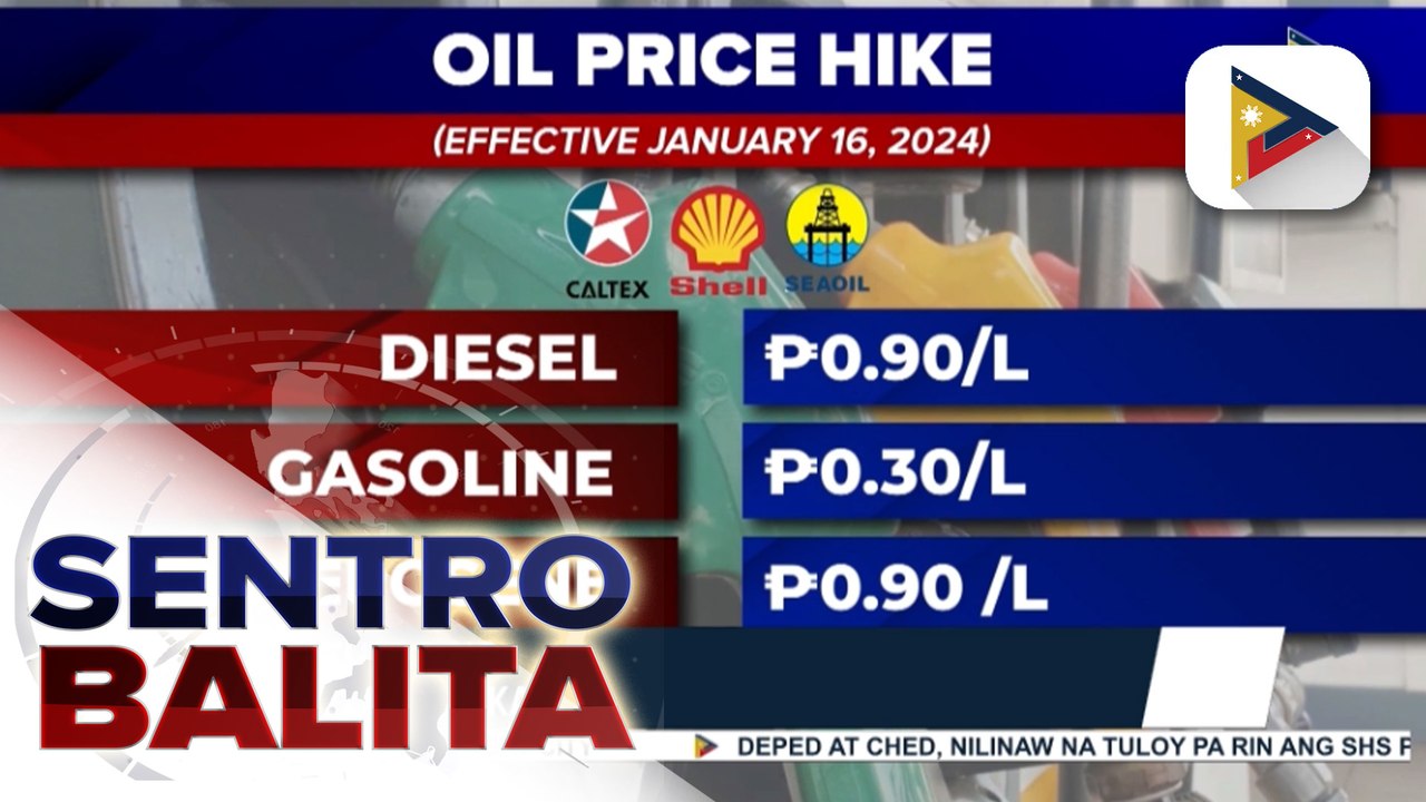 Mga kumpanya ng langis, magpapatupad ng taas-presyo sa mga produktong petrolyo bukas