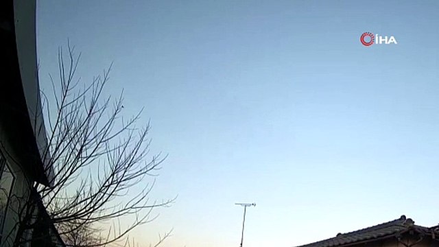 Tüm dünya bunu konuşuyor! Japonya'da görüldü... Gökyüzünde ateş topu