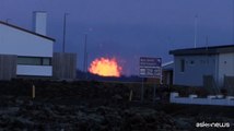 Islanda, le immagini della nuova eruzione vulcanica vicino a Grindavik