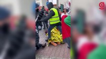 Polis şiddeti ülke dinlemiyor: Almanya'daki yürüyüşte Filistin ve sosyalizm sloganına işkenceli gözaltı