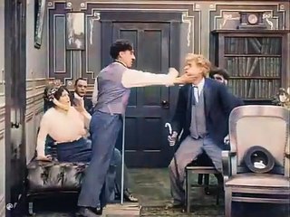 #CharlieChaplin - Laughing Gas (1914)  | Colorized Comedy Video