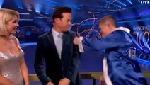 Dancing on Ice star Ricky Hatton sends presenter flying with joke punch on live TV