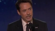 Robert Downey Jr uses Critics’ Choice acceptance speech to poke fun at bad reviews