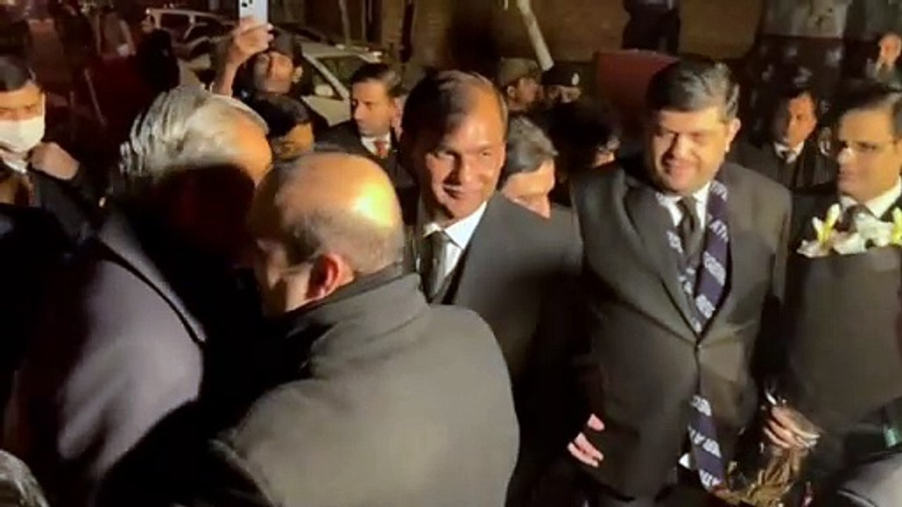 Receiving CM Punjab