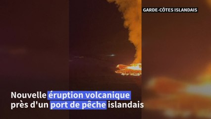 Islande : des coulées de lave lors d'une nouvelle éruption volcanique