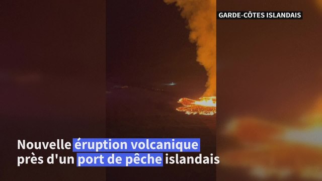 Islande : des coulées de lave lors d'une nouvelle éruption volcanique