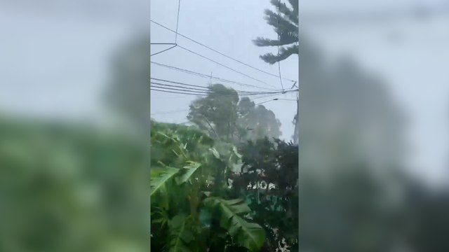 Les premières images du Cyclone Belal à la Réunion