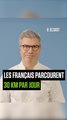 LE MONDE EN CHIFFRES - Les Français parcourent en moyenne 30 km par jour