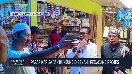Pasar Karisa Tak Kunjung Di Benahi, Pedagang Protes.