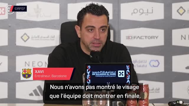 Supercoupe d'Espagne - Xavi a tenu à s'excuser auprès de ses supporters après la défaite