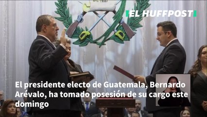 Arévalo asume la presidencia de Guatemala entre los rumores de un "golpe de Estado"