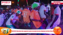 CAN 2023 - Réactions des supporters après le premier but des éléphants de Côte d'Ivoire