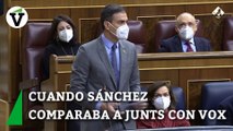 Cuando Sánchez comparaba a Junts con Vox en materia de inmigración