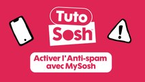 Activer l'Anti-spam avec MySosh