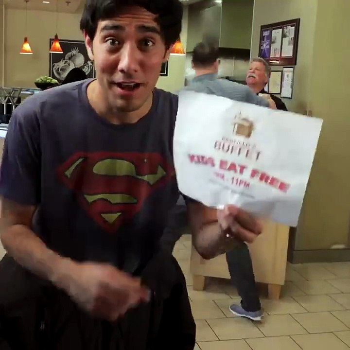 How to Always Eat for FREE by Zach king magic tricks.