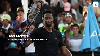 Monfils est aussi un père : "J'ai vu ma fille une fraction de seconde aujourd'hui"