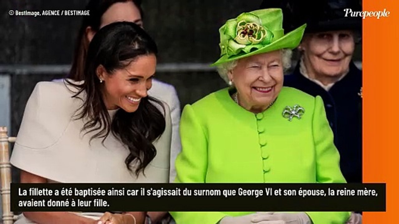 Elizabeth II furieuse contre Meghan Markle et Harry, elle ne l'a jamais autorisés à voler son surnom pour leur fille !