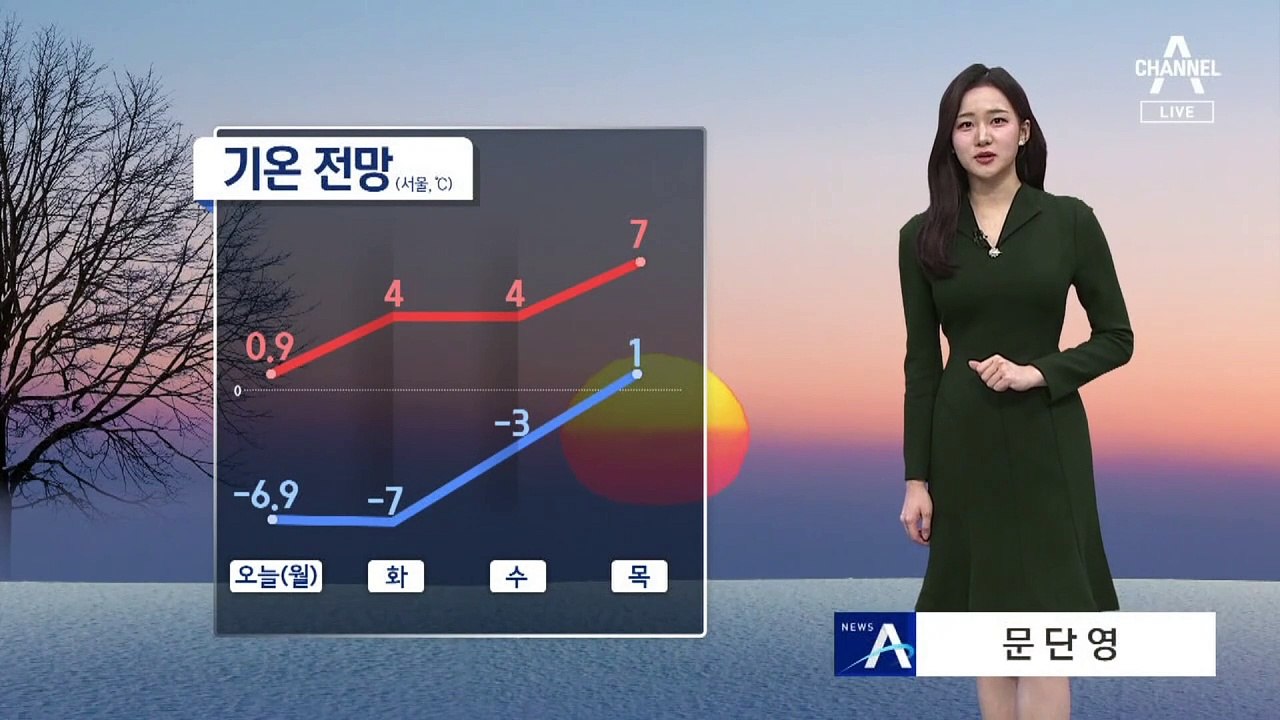 [날씨]내일 아침도 추워요…낮부터 차차 기온 올라
