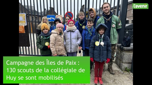 La 54e campagne des Îles de Paix a mobilisé 130 scouts à Huy