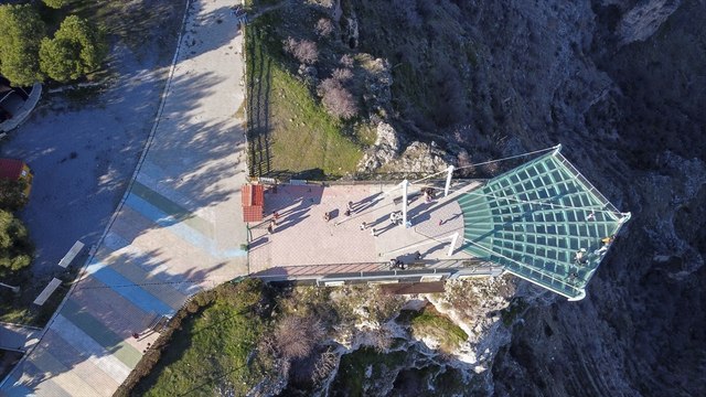 Ulubey Kanyonu’nda ziyaretçi yoğunluğu!