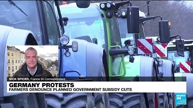 German farmers rally in Berlin to protest subsidy cuts