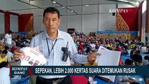 KPU Sulawesi Selatan Temukan Lebih dari 93 Ribu Surat Suara Rusak