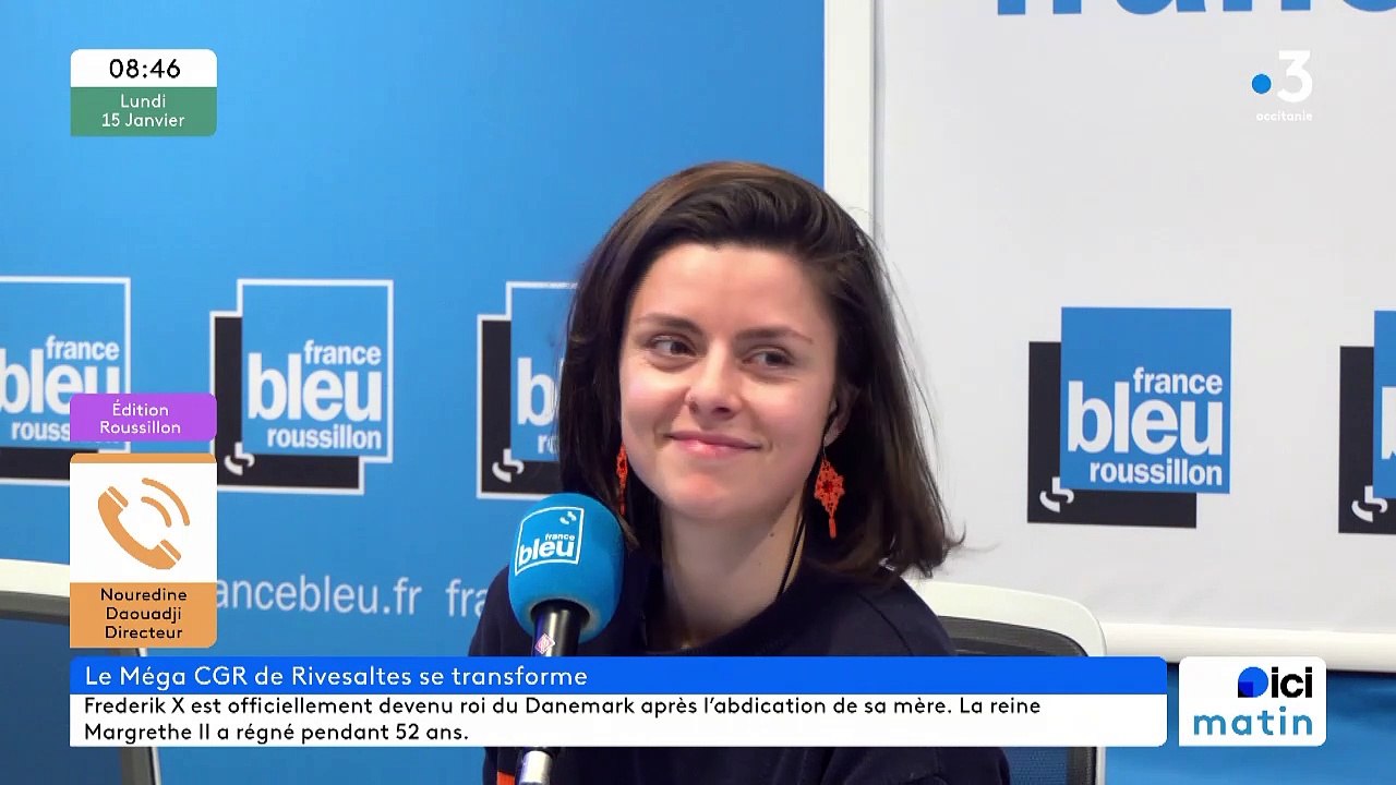 Nouredine Daouadji directeur du Méga CGR Rivesaltes invité du 6-9 France Bleu Roussillon