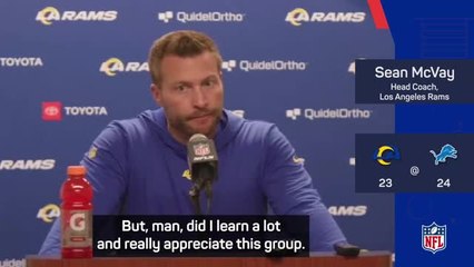 Download Video: McVay rues red zone inferiority in Lions defeat