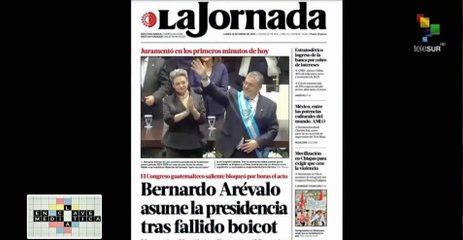 Enclave Mediática 15-01: Bernardo Arévalo asume la Presidencia guatemalteca