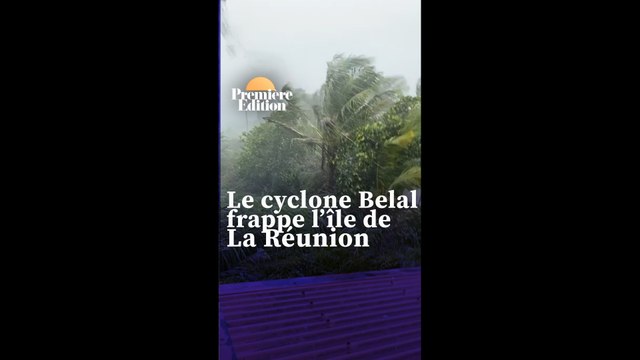 Un habitant de La Réunion raconte le passage du cyclone Belal au sud de l'île